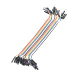 Jumper Wires - Connected 15cm (M/F, 20 pack)