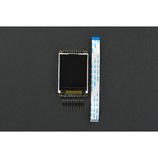 Fermion: 1.8" 128x160 IPS TFT LCD Display with MicroSD Card Slot (Breakout)