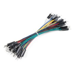 Jumper Wires Premium 4" M/M - 26 AWG (30 Pack)