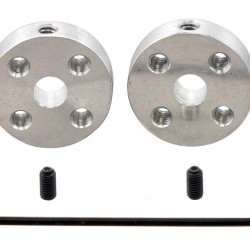 Pololu Universal Aluminum Mounting Hub for 5mm Shaft, #4-40 Holes (2-Pack)