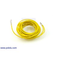 Wires with Pre-Crimped Terminals 2-Pack F-F 60" Yellow (150cm)