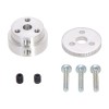 Pololu Aluminum Scooter Wheel Adapter for 4mm Shaft