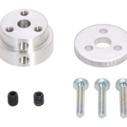Pololu Aluminum Scooter Wheel Adapter for 4mm Shaft