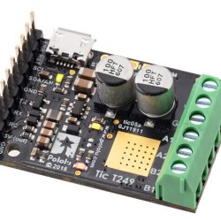 Tic T249 USB Multi-Interface Stepper Motor Controller (Connectors Soldered)