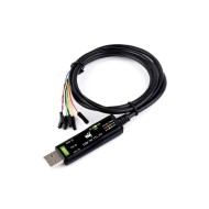 Industrial USB TO TTL (C) 6pin Serial Cable, Original FT232RNL Chip, Multi Protection Circuits, Multi Systems Support, With Hardware Flow Control