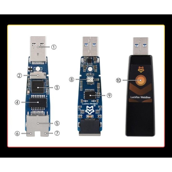 Luckfox Pico WebBee RV1103 Linux Micro Development Board Luckfox Pico WebBee RV1103 Linux Micro Development Board