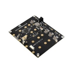 PCIe To 4-Ch M.2 Adapter Board for Raspberry Pi 5, Supports 4-ch NVMe Solid State Drives, Supports Powering The Raspberry Pi 5, Raspberry Pi 5 NVMe