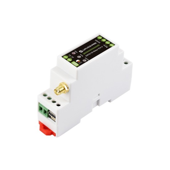 Industrial 1-Channel ESP32-S3 WiFi Relay Module, Supports WiFi / Bluetooth / RS485 Control, With Multiple Isolation Protection Circuits, Rail-Mount Case