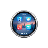 ESP32-S3 1.75inch AMOLED Round Touch Display Development Board, 466 × 466 resolution, Aluminum Alloy Case, Onboard Dual Microphones Array, Portable Mini Display