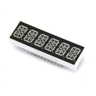 Six Alphanumeric 14 Segment LED - Red