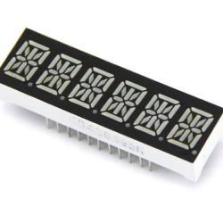 Six Alphanumeric 14 Segment LED - Red