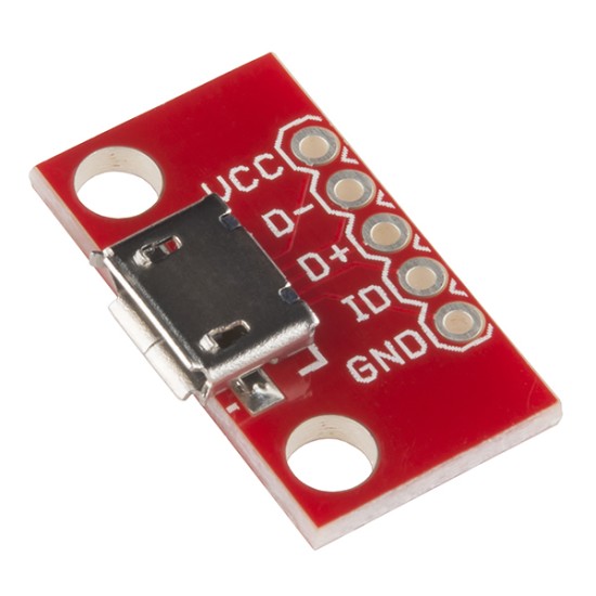 SparkFun microB USB Breakout