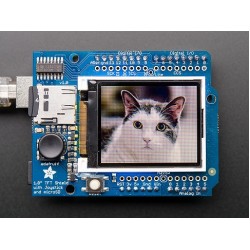 Adafruit 1.8" Color TFT Shield w/microSD and Joystick