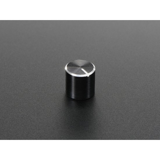 Slim Metal Potentiometer Knob - 10mm Diameter x 10mm - T18