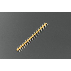 1 x 40 Pin Header - Straight (Yellow-Orange)