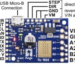 Tic T825 USB Multi-Interface Stepper Motor Controller