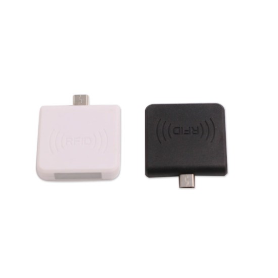 13.56 MHz RFID Micro USB Reader (NFC) - White