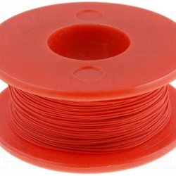 Wrapping Wire - AWG30 Solid Core - Red 50m