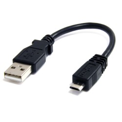 USB Cable 2.0 USB A to Micro B (10cm)