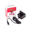 Raspberry Pi 4 Power Supply 5.1V 3A USB-C - Black