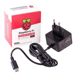 Raspberry Pi 4 Power Supply 5.1V 3A USB-C - Black