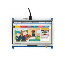 7" HDMI LCD - 1024×600 IPS With Touch for Raspberry Pi