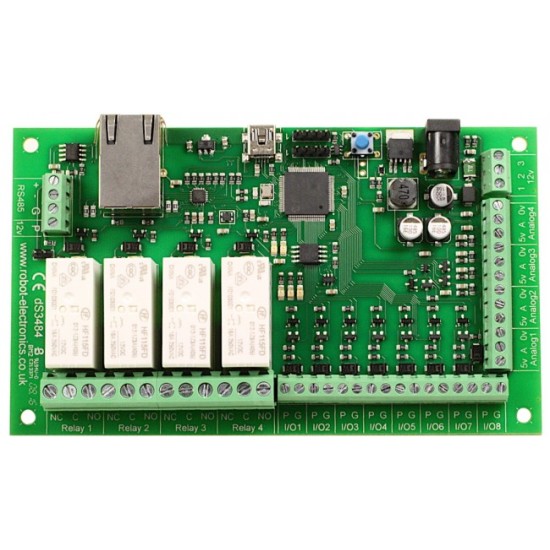 dS3484 - 4 x 16A Ethernet Relay