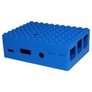 Pi-Blox Case for Raspberry Pi + Pi Camera - Blue