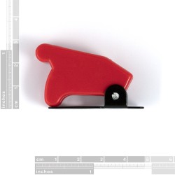 Missile Switch Cover - Red