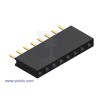 Female Header: 1x8-Pin, Straight 0.1" (2.54 mm)