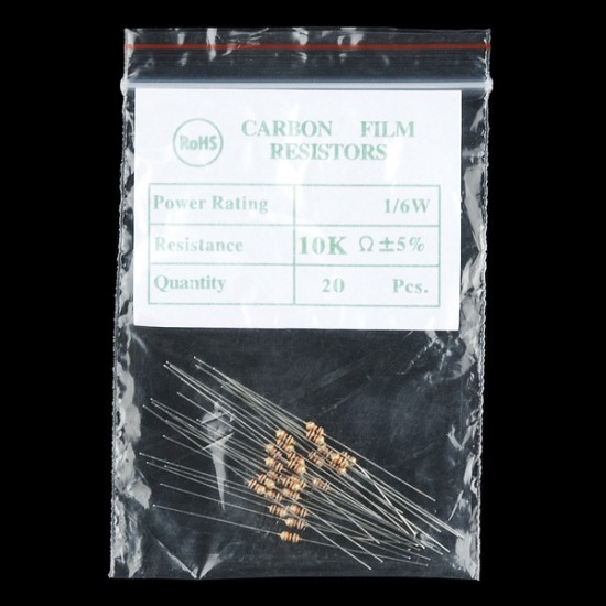 Resistor 1/4th Watt PTH - 20 Pack