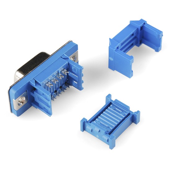 Serial Connector - Ribbon Cable (Male, 9-pin)