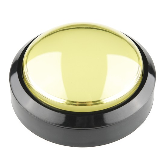 Big Dome Push Button - Yellow