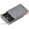 3-AA Battery Holder, Enclosed with Switch