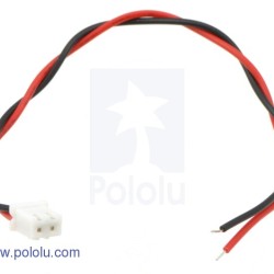 2-Pin Female JST XH-Style Cable 6"