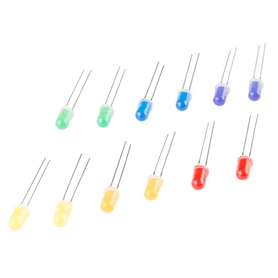 LED Rainbow Pack - 5mm PTH