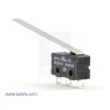 Snap-Action Switch with 50mm Lever: 3-Pin, SPDT, 5A Snap-Action Switch with 50mm Lever: 3-Pin, SPDT, 5A