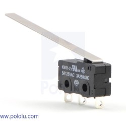 Snap-Action Switch with 50mm Lever: 3-Pin, SPDT, 5A