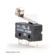 Snap-Action Switch with 16.3mm Roller Lever: 3-Pin, SPDT, 5A