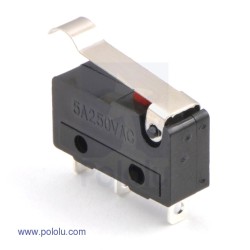 Snap-Action Switch with 15.6mm Bump Lever: 3-Pin, SPDT, 5A