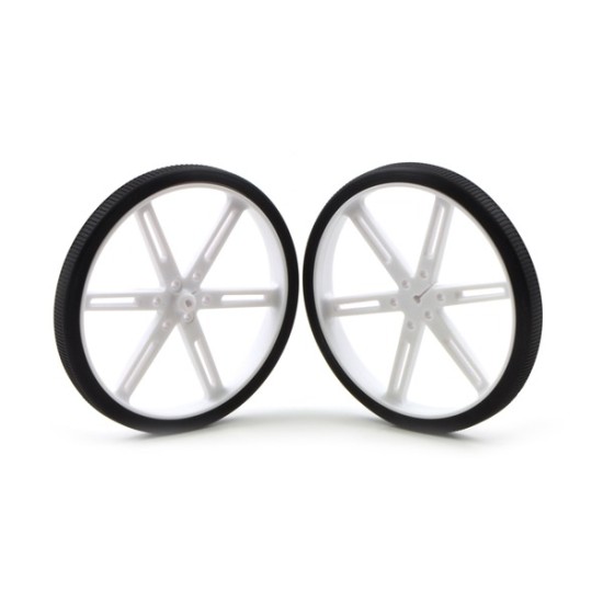 Pololu Wheel 90 x 10mm Pair - White