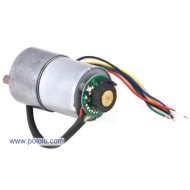 100:1 Metal Gearmotor 37Dx57L mm with 64 CPR Encoder