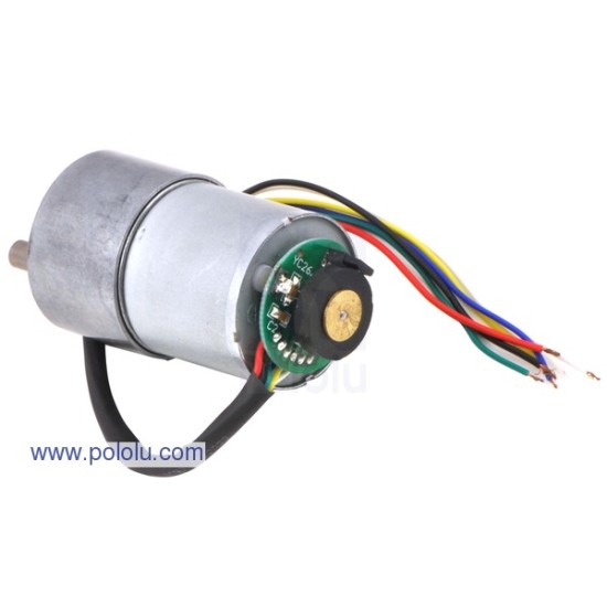 100:1 Metal Gearmotor 37Dx57L mm with 64 CPR Encoder