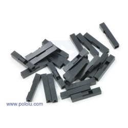 0.1" (2.54mm) Crimp Connector Housing: 1x1-Pin 25-Pack