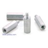 Aluminum Standoff: 0.50" Length, 4-40 Thread, M-F (4-Pack)