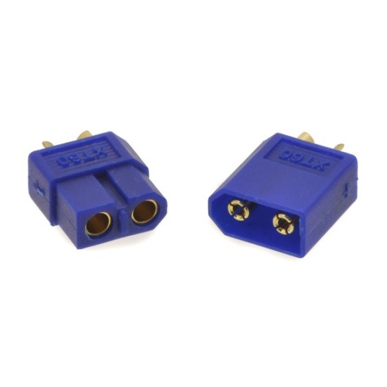 XT60 Connector Male-Female - Pair - Blue