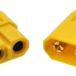 XT60 Connector Male-Female - Pair - Yellow