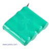 Rechargeable NiMH Battery Pack: 4.8 V, 2200 mAh, 4x1 AA (JR)