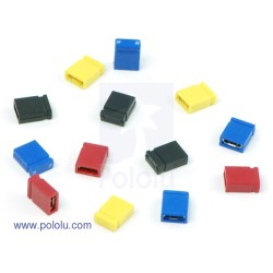 0.100" (2.54 mm) Shorting Block: Blue, Top Closed (5-Pack)