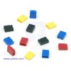 0.100" (2.54 mm) Shorting Block: Black, Top Closed (5-Pack)